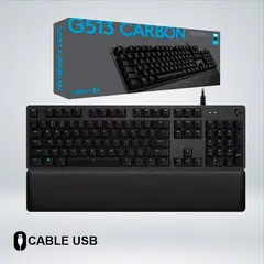 LOGITECH - TECLADO GAMER G513 RGB LIGHTSYNC SWITCH GX BROWN