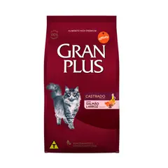 GRAN PLUS - Gatos Castrados Adultos Salmon y Arroz 3 Kg
