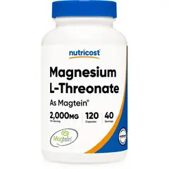 NUTRICOST - Treonato De Magnesio L-threonate 2000 Mg Magtein Magnesium
