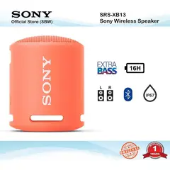 SONY - Parlante Bluetooth Waterproof con Batería 16 horas SRS-XB13 Rosado