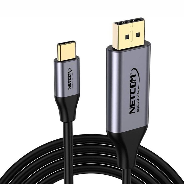 Cable Usb 3.1 C Tipo C a Displayport Pvc Macho 1.8 Metros 4k