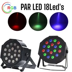 OEM - Par LED de 3Watt de 18Leds RGB AutoSound DMX520 Reflector Luces Color