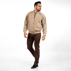 KAEROSHY - Casaca Legant Hombre Cuello Tejido - Beige