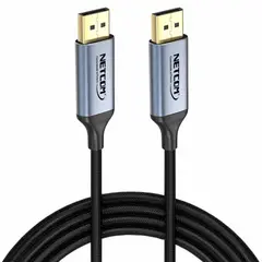 NETCOM - Cable Displayport a Displayport Pvc Macho 5 Metros 4k DP a DP