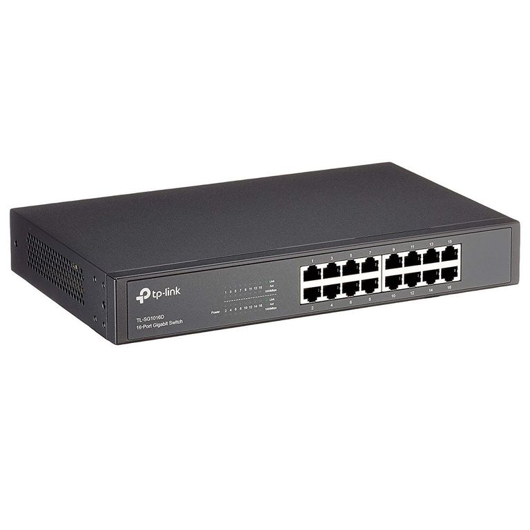 TP-Link - Switch TL-SG1016D Rackmount 16 Puertos Gigabit