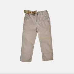 YONISTERS CLOTHING - Pantalón Drill Semipitillo Kids Stretch Beige