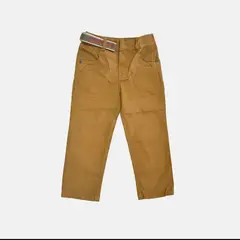 YONISTERS CLOTHING - Pantalón Drill Semipitillo Kids Stretch Camel