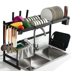 MINARI - Estante Organizador Escurridor de Platos para Cocina Premium 85cm EP85