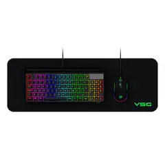 VSG - KIT 3 EN 1 Combo Gamer Teclado + Mouse + Padmouse XL Pyxis RGB