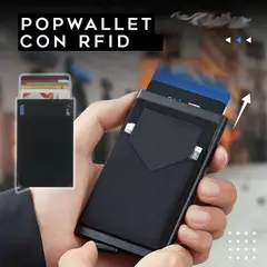 AURELA - PopWallet - Porta Tarjetas Anti RFID