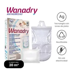 GENERICO - Deshumedecedor recargable para closet WANADRY