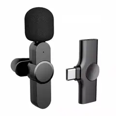 GENERICO - Mini Micrófono Solapa inalámbrico recargable tipo c android portatil