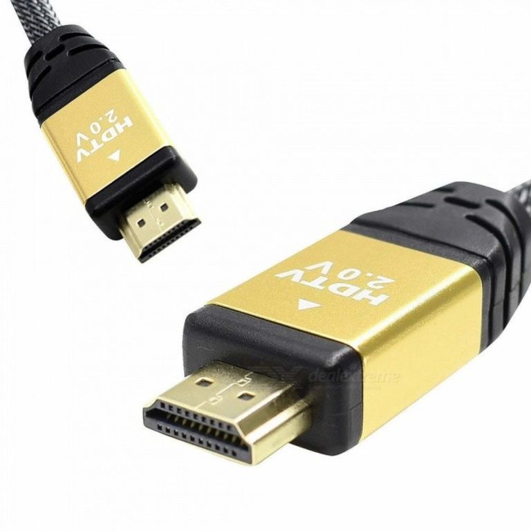Cable HDMI 10M 10 Metros Ultra HD 3D 4k V2.0 2160P - Enmallado Gris