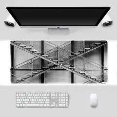 GENERICO - Mouse pad Base Escritorio Extra Large 30x80cm Computador escalera 3d