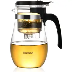 FISSMAN - Tetera vidrio con infusor Gunfu 900ml