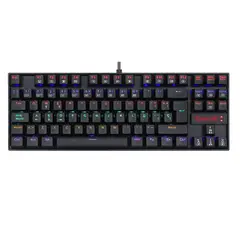 REDRAGON - - Teclado Kumara K552-KR Rainbow TKL Switch Red - Black