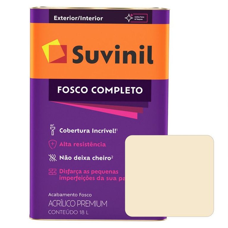 PINTURA LÁTEX ACRÍLICO MATE COMPLETO PAJA 18L