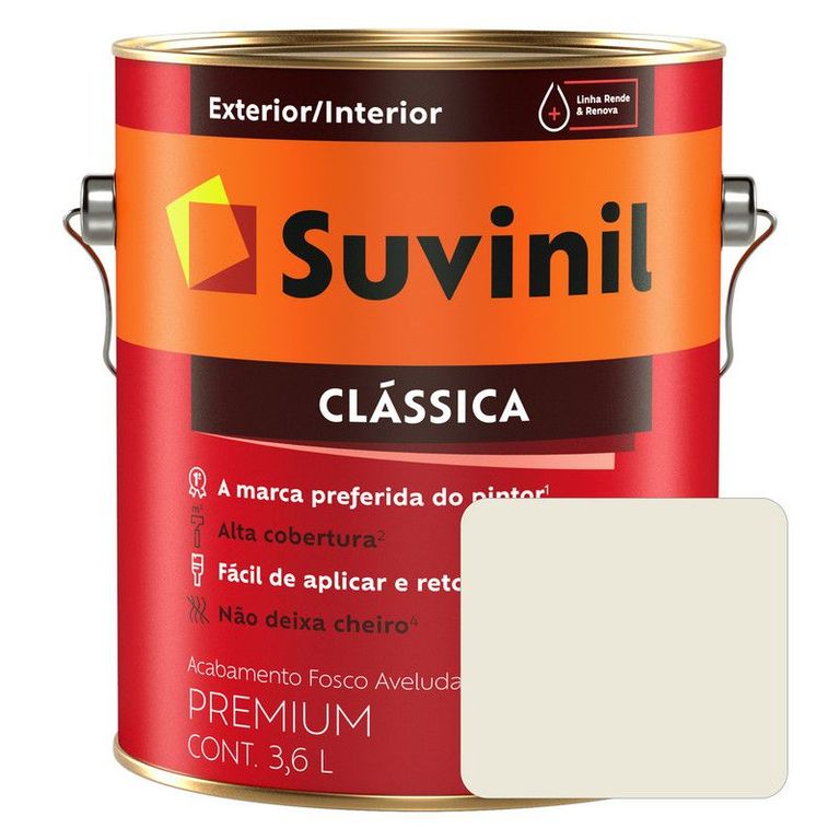 PINTURA LÁTEX CLÁSICA HIELO LATA 3.6L