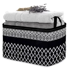 MINARI - Cesta Organizadora de Ropa Para Lavandería Negro 181C