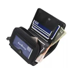 BAELLERRY - Billetera de 3 cuerpos MARRON