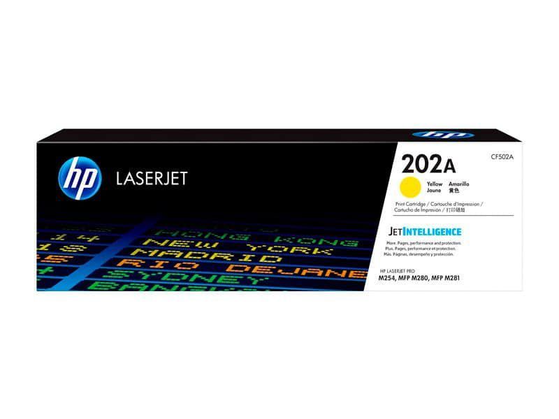 Tóner 202A Laserjet Original Amarillo CF502A
