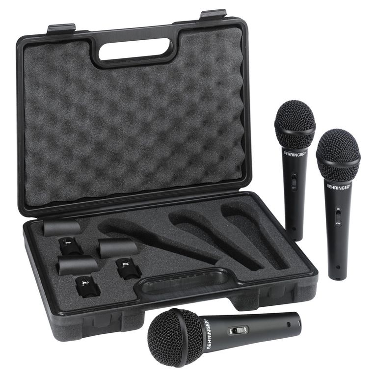 Microfonos set de 3 Profesional Dinamicos