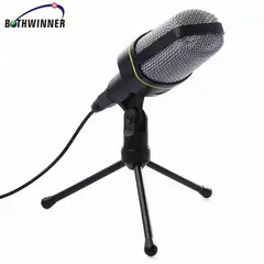 CAFINI - Micrófono Condensador para Computadora Laptop Stream Podcast -