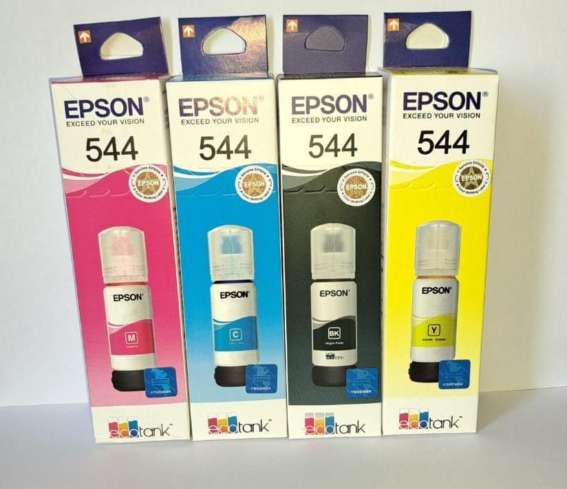 Kit de 4 tintas 544, Cian,Magenta, Yellow,Black