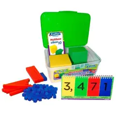 EVAFLEX - Juguete Educativo Matemático Multibase 10 en táper