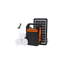 ITELSISTEM - Mini Parlante Portátil Panel Solar Focos Radio
