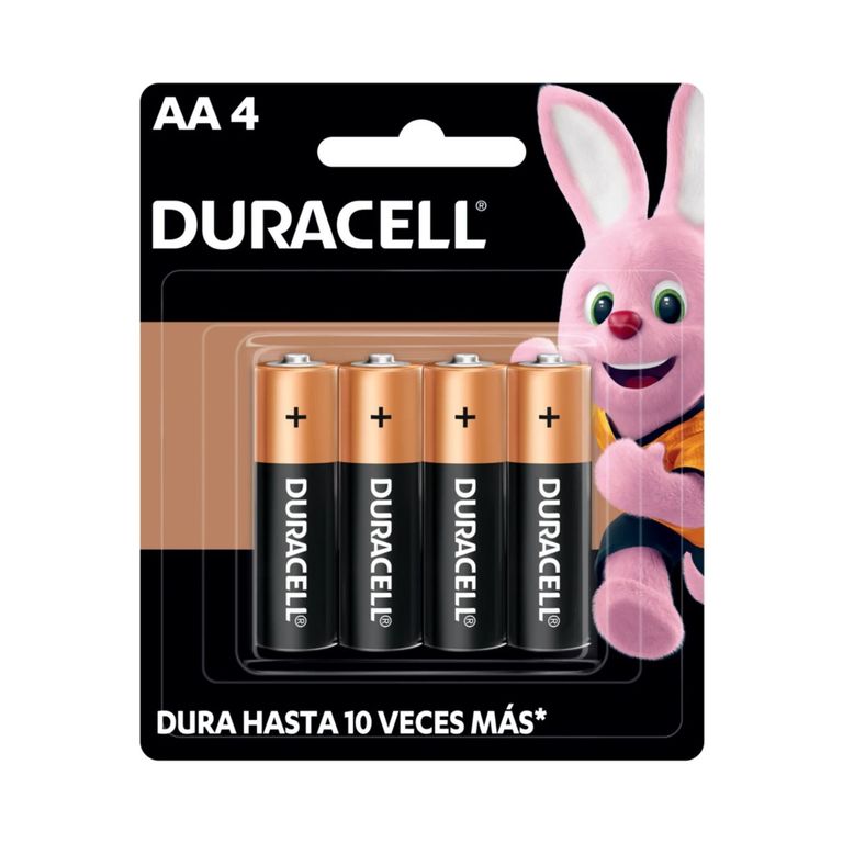 Pilas Alcalinas de 1,5V AA - Blíster x4 UND