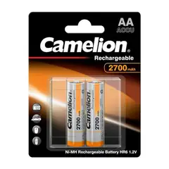 CAMELION - Pilas Recargables AA de 2700mah