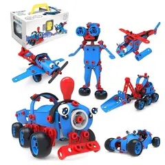 GENERICO - Juguete Didáctico de Construcción 6 en1 142 P