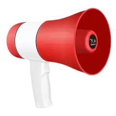 GENERICO - Megáfono 35W Recargable Sirena y Grabación 240 Segundos USB TF 528U