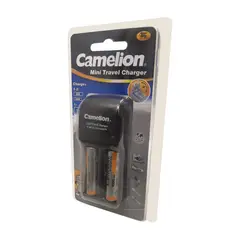 CAMELION - Cargador + 2 Pilas AAA 1100man Recargables