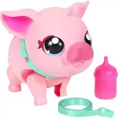 LITTLE LIVE PETS - - My Pet Pig Piggly Cerdito 25 Reacciones