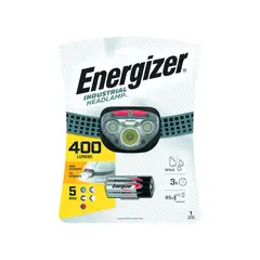 ENERGIZER - Linterna Frontal 400 Lumens, Mineria, Campo