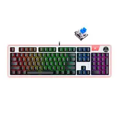ANTRYX - Teclado mecanico MK870 SWITCH AZUL