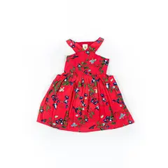 ILLIKA - Vestido niña color rojo