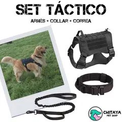 CHITAYA PET SHOP - Set Táctico - Negro - Extra Large
