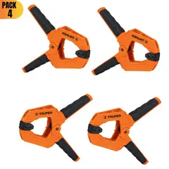 TRUPER - Prensa resorte 4pul carpintero pack 4und