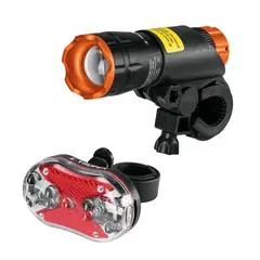 TRUPER - Linterna Luces para Bicicleta Delantera y Trasera