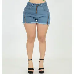 BENCUS JEANS - Short Denim Mujer Cierres BencusJeans