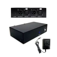 KREED - Phantom Power 48V para 2 micrófonos condensadores de estudio