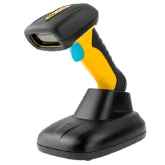 NETUM - Lector Escáner Código De Barras y QR Inalámbrico Industrial Base Carga