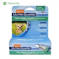 HARTZ - Ultraguard Pipeta Antipulgas Para Perros De 2.5 A 6Kg