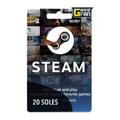 STEAM - Tarjeta GAMEFAN Wallet 20 PEN Soles
