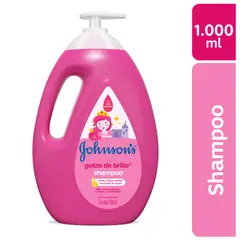 JOHNSONS - Shampoo Gotas de Brillo y Sedoso 1 Litro