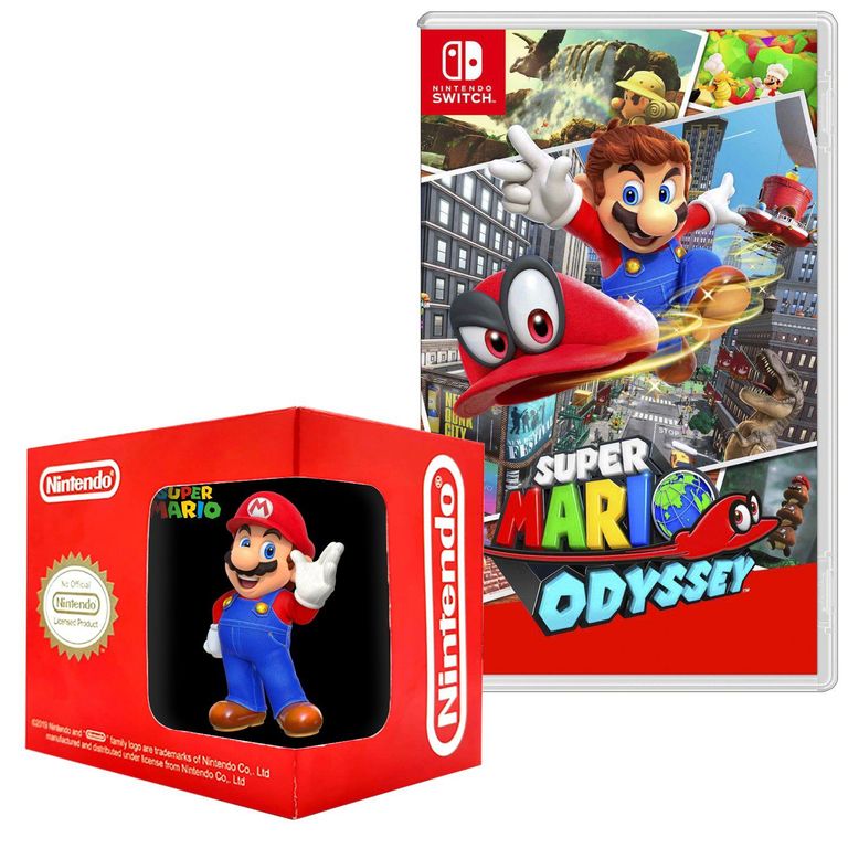 Super mario odyssey switch taza