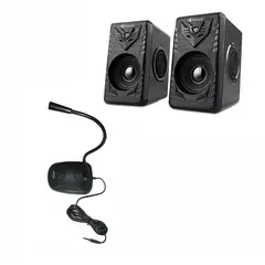 pctronix - Combo microfono parlantes - para tu pc o laptop
